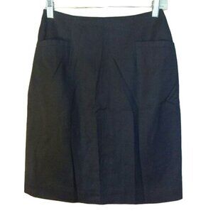 CFTC Studio Skirt Womens Juniors 5 Solid Black Mini Pockets Vintage